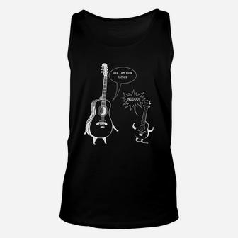 Uke I Am Your Father Ukulele Guitar Music Unisex Tank Top - Seseable