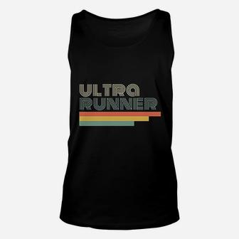 Ultra Runner Gift Vintage Retro Marathon Trail Running Unisex Tank Top - Seseable