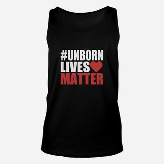 Unborn Lives Matter Women's Dark Unborn Lives Matter Unisex Tank Top - Seseable