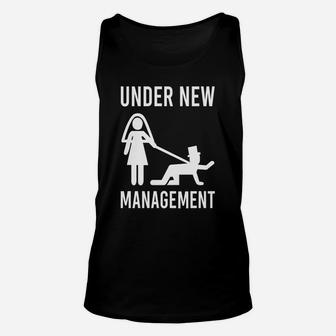 Under New Management Just Married Funny T-shirt Unisex Tank Top - Seseable