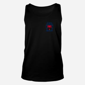 Unisex Schwarzes Unisex TankTop mit Kreativem Grafik-Design - Seseable