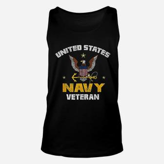 United States Navy Veteran Us Military Veteran Unisex Tank Top - Seseable
