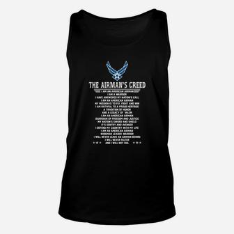 Us Air Force Unisex Tank Top - Seseable