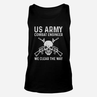 Us Army Combat Engineer Clear The Way Respect Unisex Tank Top - Seseable
