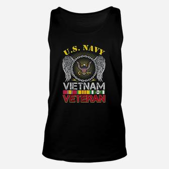 Us Navy Vietnam Veteran Unisex Tank Top - Seseable