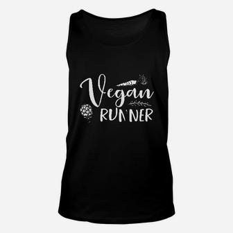 Vegan Runner Plant Based Athlete Marathon Unisex Tank Top - Seseable