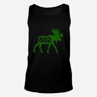 Vermont Moose 802 Vermont Green Mountain State Unisex Tank Top - Seseable