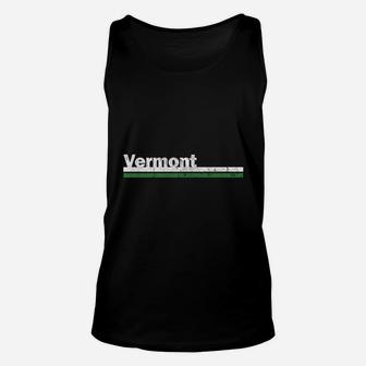 Vermont Vintage Pine Tree Unisex Tank Top - Seseable