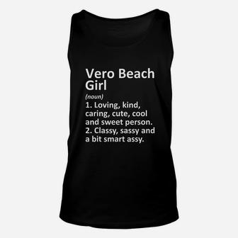 Vero Beach Girl Fl Florida Funny City Home Roots Gift Unisex Tank Top - Seseable