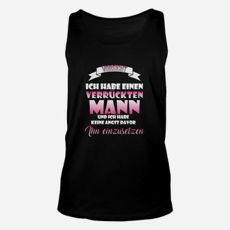 Verrückter Ehemann und Vater Geburt Unisex TankTop, Lustiges Familien-Hochzeits-Unisex TankTop - Seseable