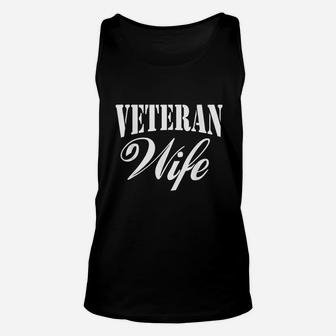 Veteran Wife Unisex Tank Top - Seseable