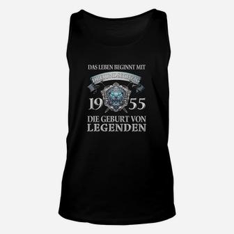 Vintage 1955 Legends Geburt Unisex TankTop, Personalisierbares Design - Seseable