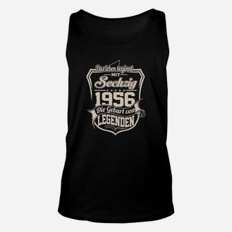 Vintage 1956 Geburtsjahr Legenden Unisex TankTop, Retro Design - Seseable