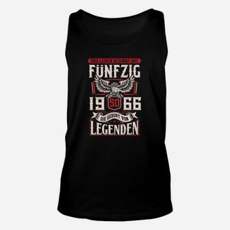 Vintage 1956 Geburtstagsshirt, Legenden Sind Geboren Tee Unisex TankTop - Seseable