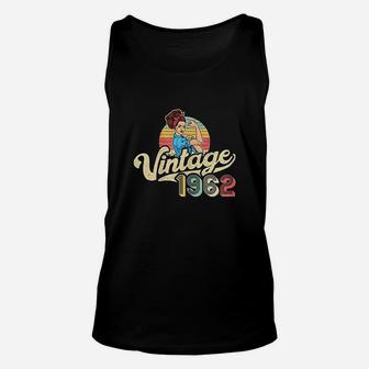 Vintage 1962 60 Years Old Gift 60th Birthday Unisex Tank Top - Seseable