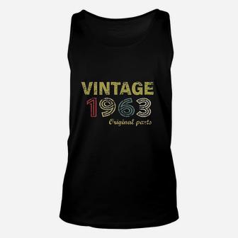 Vintage 1963 59 Years Old Bday 59th Birthday Gift Men Women Unisex Tank Top - Seseable