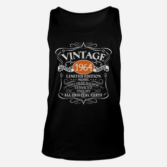 Vintage 1964 58th Birthday All Original Parts Gift Unisex Tank Top - Seseable