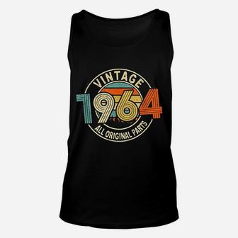 Vintage 1964 58 Years Old 58th Birthday Unisex Tank Top - Seseable
