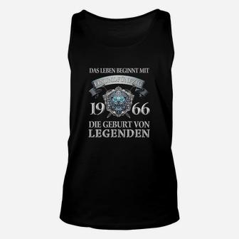 Vintage 1966 Legenden Geburtsjahrgang Unisex TankTop, Retro Look - Seseable