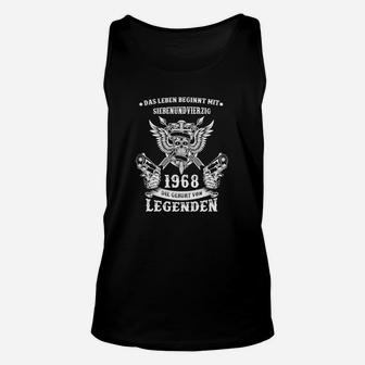 Vintage 1968 Geburtsjahr Legenden Unisex TankTop, Adler-Motiv Design - Seseable