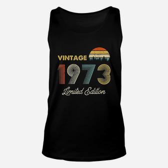 Vintage 1973 Made In 1973 49th Birthday 49 Years Old Gift Unisex Tank Top - Seseable