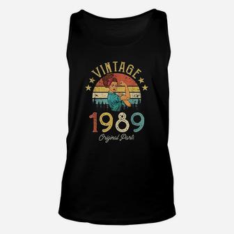 Vintage 1989 Made In 1989 Birthday Gift Unisex Tank Top - Seseable