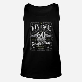 Vintage 60th Birthday For Him 1961 Aged To Perfection Unisex Tank Top - Seseable