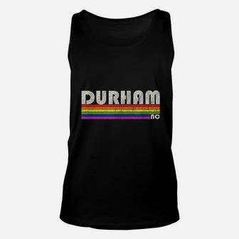 Vintage 80's Style Durham Nc Gay Pride Month Unisex Tank Top - Seseable