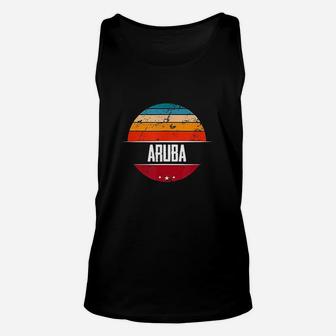 Vintage Aruba Aruba Souvenir Unisex Tank Top - Seseable