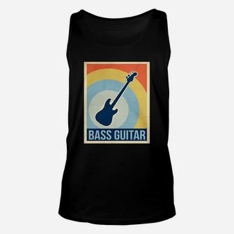 Vintage Bass Guitar Tshirt Unisex Tank Top - Seseable