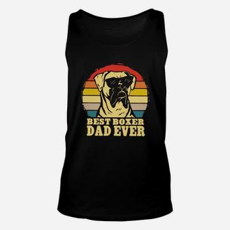 Vintage Best Boxer Dad Ever Father’s Day Unisex Tank Top - Seseable