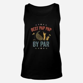 Vintage Best Pap Pap By Par Fathers Day Golf Unisex Tank Top - Seseable