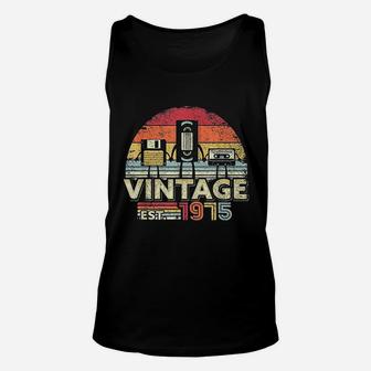 Vintage Birthday Gift Funny Music Tech Humor Unisex Tank Top - Seseable