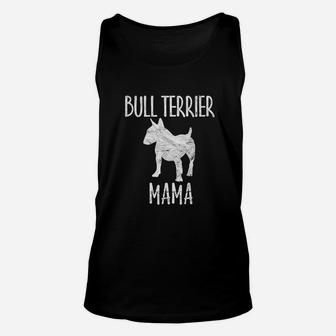 Vintage Bull Terrier Bully Mom Dog Unisex Tank Top - Seseable