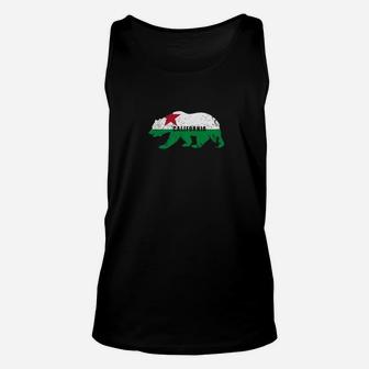 Vintage California Bear Flag Unisex Tank Top - Seseable