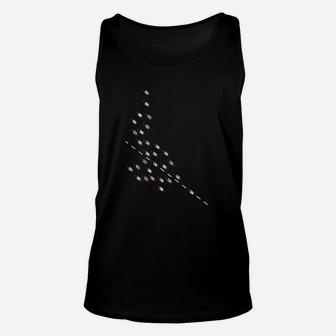 Vintage Cycling Competiton Abstract Art Unisex Tank Top - Seseable