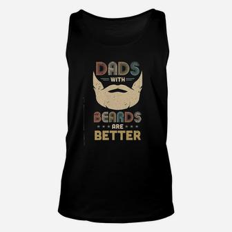 Vintage Dads With Beards Are Better Unisex Tank Top - Seseable