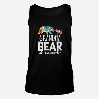 Vintage Grandma Bear 2019 Family Bear Mama Unisex Tank Top - Seseable