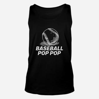 Vintage Graphic Baseball Pop Pop Unisex Tank Top - Seseable