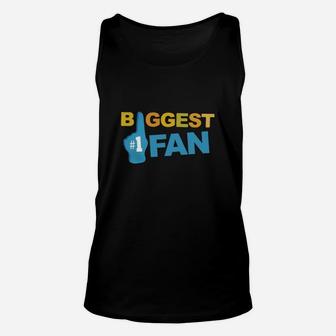 Vintage Graphic Biggest Fan Number 1 Unisex Tank Top - Seseable