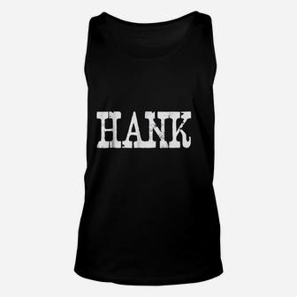Vintage Hank Country Music Unisex Tank Top | Seseable UK