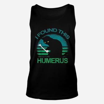 Vintage I Found This Humerus Cats Unisex Tank Top - Seseable