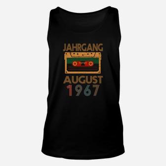 Vintage Kassette 1967 Geburtstag Unisex TankTop, Retro August Edition - Seseable