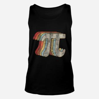 Vintage Pi Math Geek Retro Design For Pi Day Unisex Tank Top | Seseable UK