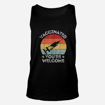 Vintage Pro Support You Are Welcome Unisex Tank Top - Seseable