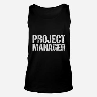 Vintage Project Manager Easy Halloween Costume Gift Unisex Tank Top - Seseable