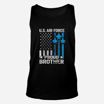 Vintage Proud Brother Us Air Force Unisex Tank Top - Seseable