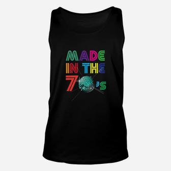 Vintage Retro Made In The 70s Gift 40 Yrs Years Old Unisex Tank Top - Seseable