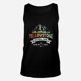Vintage Retro Yellowstone National Park Unisex Tank Top | Seseable CA