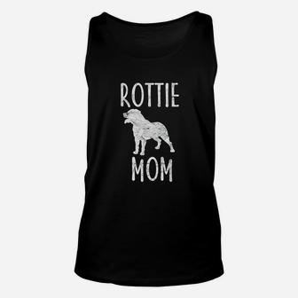 Vintage Rottweiler Mom Rott Dog Owner Rottie Mother Unisex Tank Top - Seseable